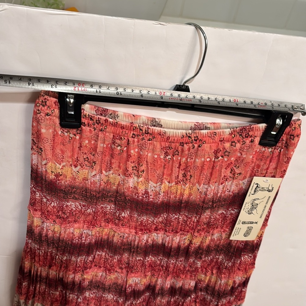 NWT Christopher and Banks, Bohemian Multicolor Maxi Skirt S colorful Fall - Picture 7 of 10